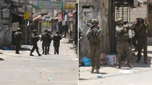isgalci israil ordusu nablusta 2si gazeteci 22 filistinliyi gozaltina aldi kGKMrpAv